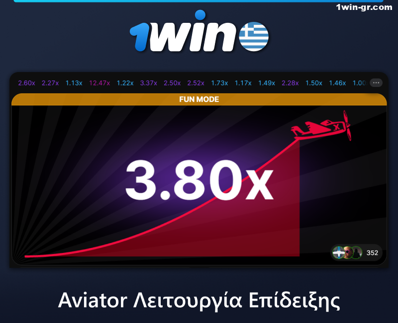Παίξτε το Aviator σε demo mode στο 1Win στην Ελλάδα