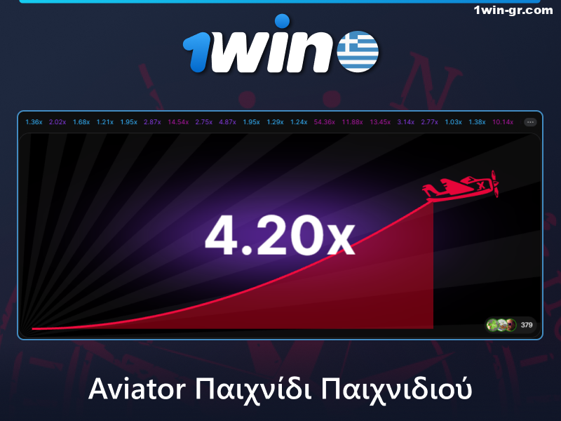 Παιχνίδι του παιχνιδιού Aviator στο 1Win στην Ελλάδα